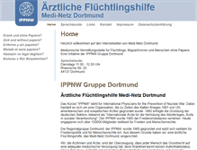 Tablet Screenshot of medinetz-dortmund.de